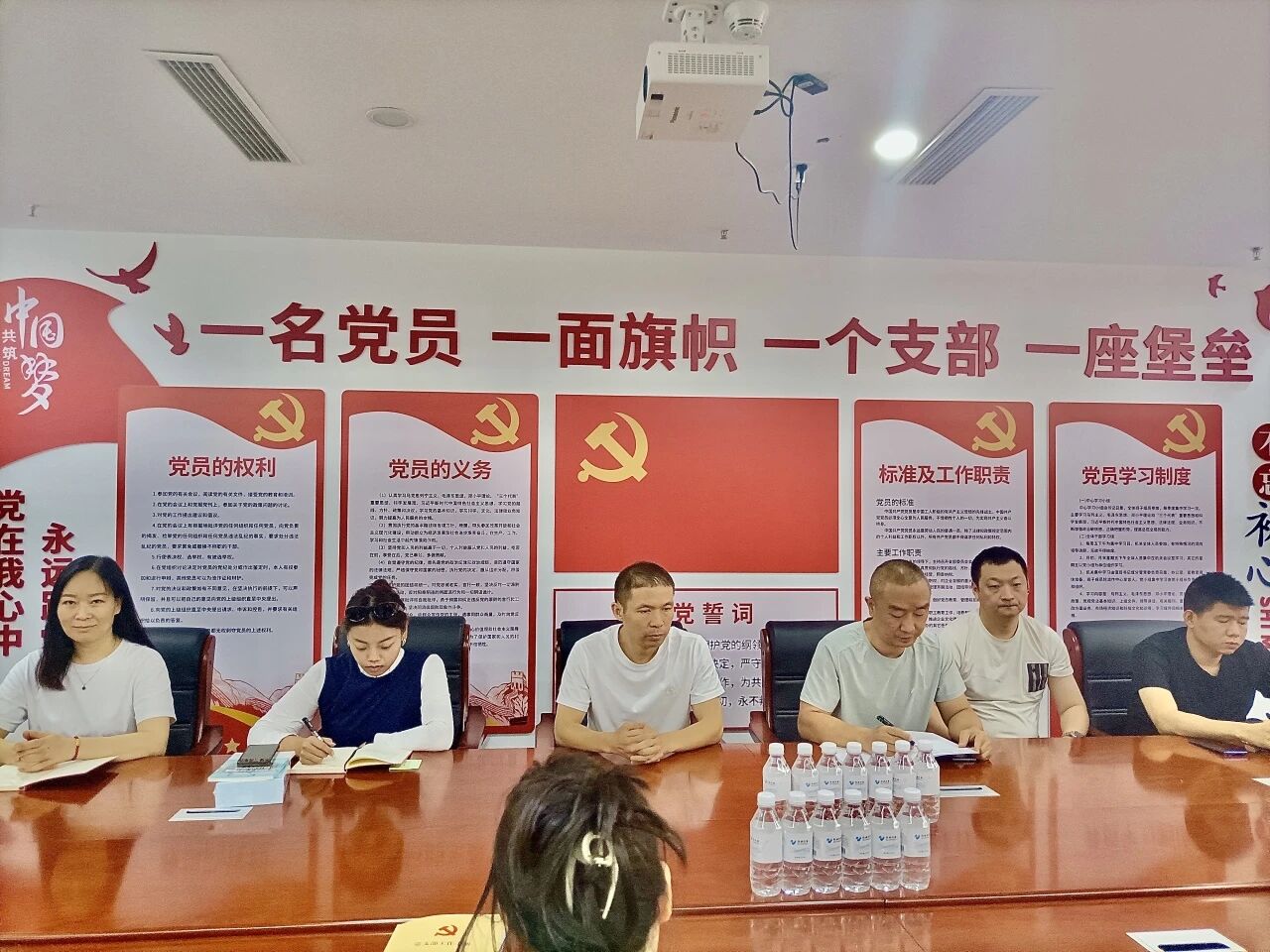 （党员大会-专题会议现场）